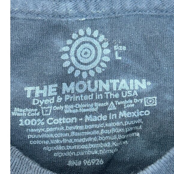 The Mountain Bark At The Moon Classic Cotton T-Shirt Unisex Size Large Hand-Dyed - Picture 5 of 7